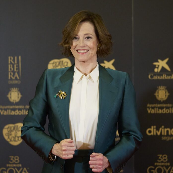 Sigourney Weaver, galardonada con el Goya Internacional 2024 y radiante en Valladolid