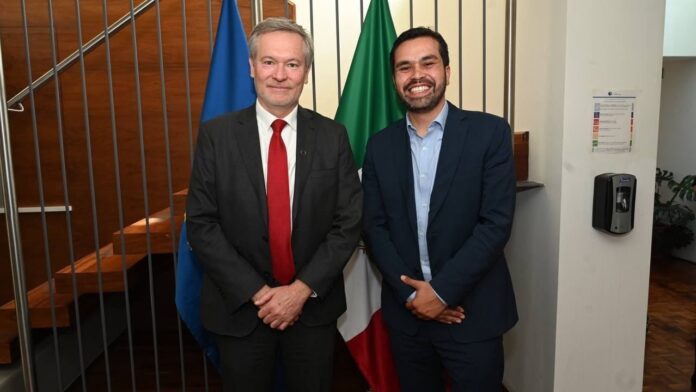 Encuentro entre Álvarez Máynez y la Unión Europea de cara a las Elecciones 2024