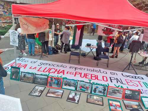 Realizan en la Facultad  de Ciencias jornada de solidaridad con Palestina