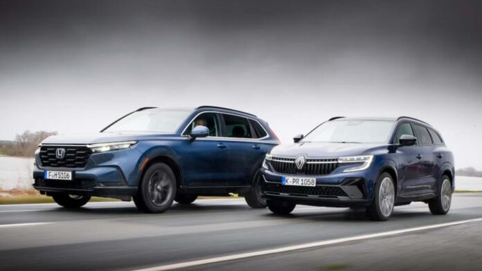 Comparativa: Honda CR-V e:HEV vs Renault Espace E-Tech