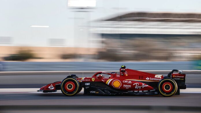 Test F1 Bahréin, Día 2: Carlos Sainz lidera por delante de Red Bull