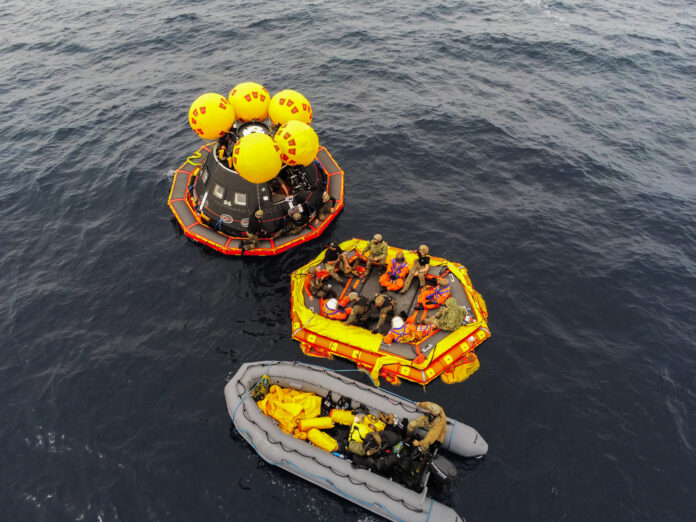 Splashdown 101: equipo conjunto para recuperar la tripulación y las misiones Orion After Moon