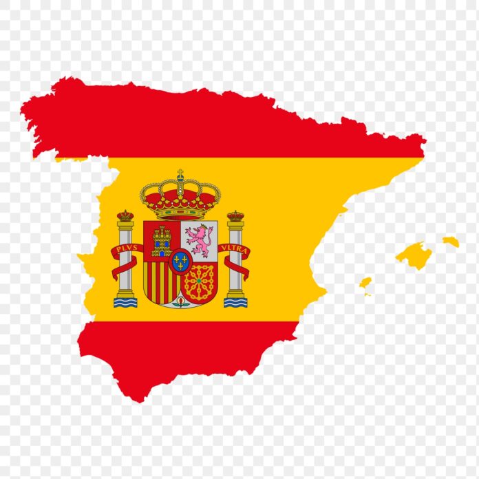 Png Spain flag map sticker