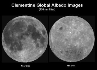 Un mapa global de la Luna creado a partir de imágenes de Clementine