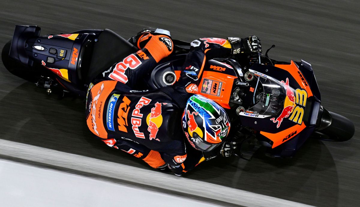 Brad Binder no ha estado lejos de la cabeza con la KTM en el test de MotoGP Qatar 2024