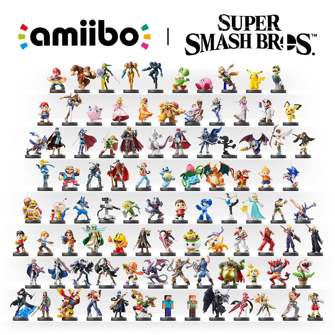 Después de casi 100 figuras, la colección de amiibo de Super Smash Bros. está completa