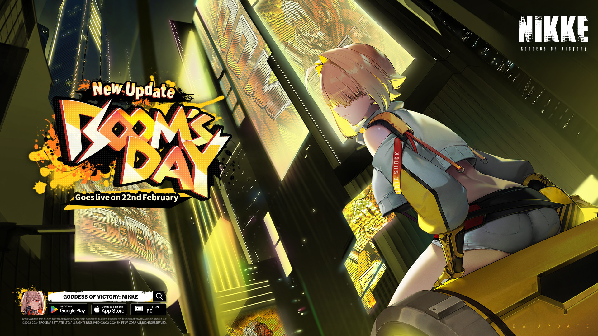 Muy pronto comenzará el evento BOOM'S DAY en NIKKE