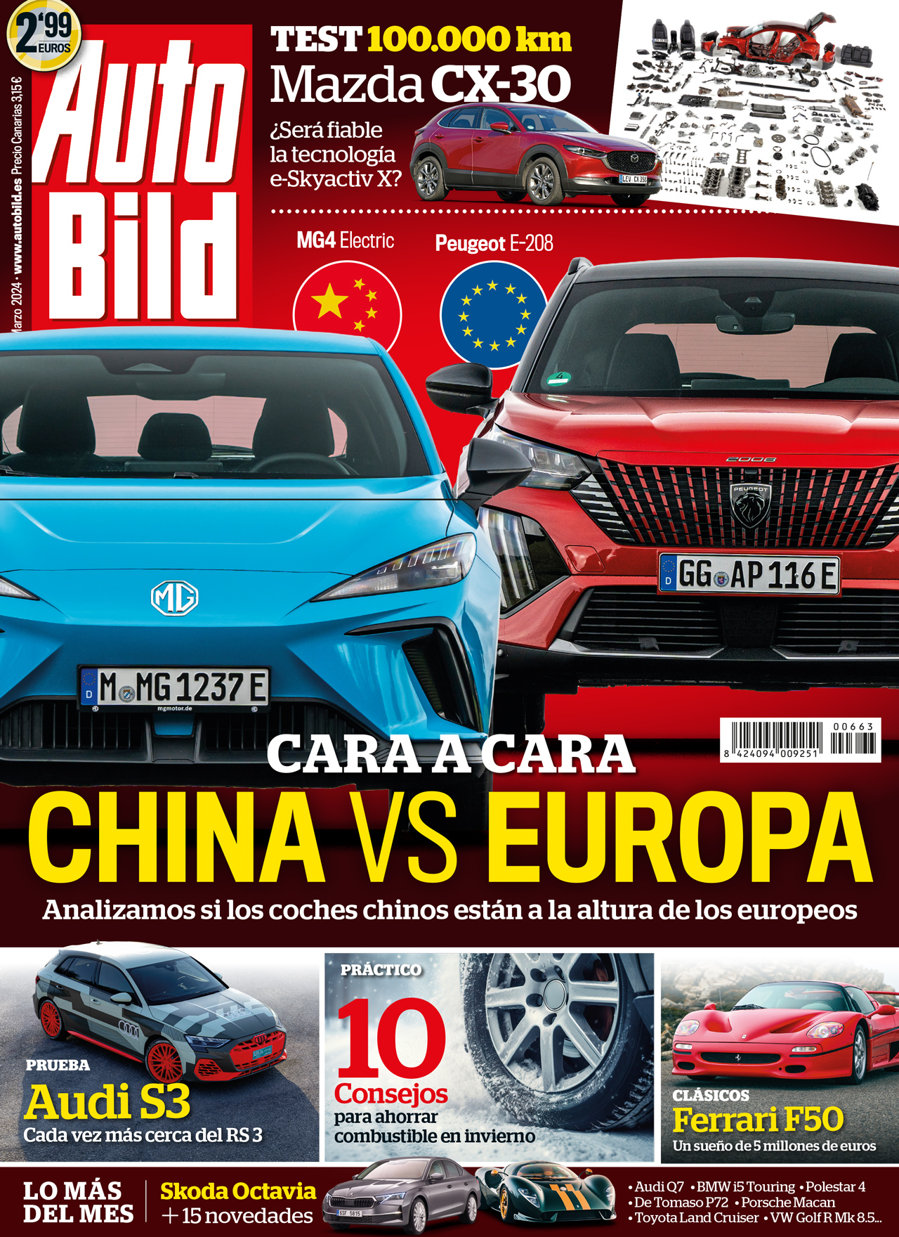 Portada de la revista Auto Bild número 663.