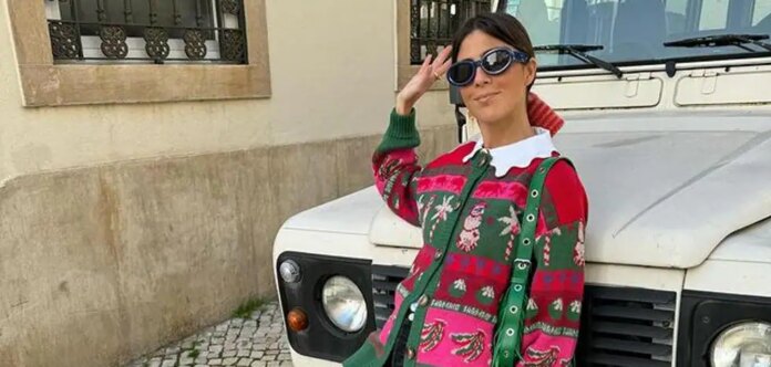 Los cárdigans a todo color que adoran las portuguesas y suben el nivel de tus looks de invierno