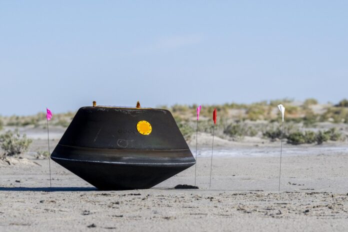 La misión OSIRIS-REx de la NASA recibe el trofeo en memoria de Robert Goddard