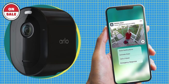 Esta cámara de seguridad para exteriores Arlo Pro 4 favorita del editor tiene un 34% de descuento en Amazon