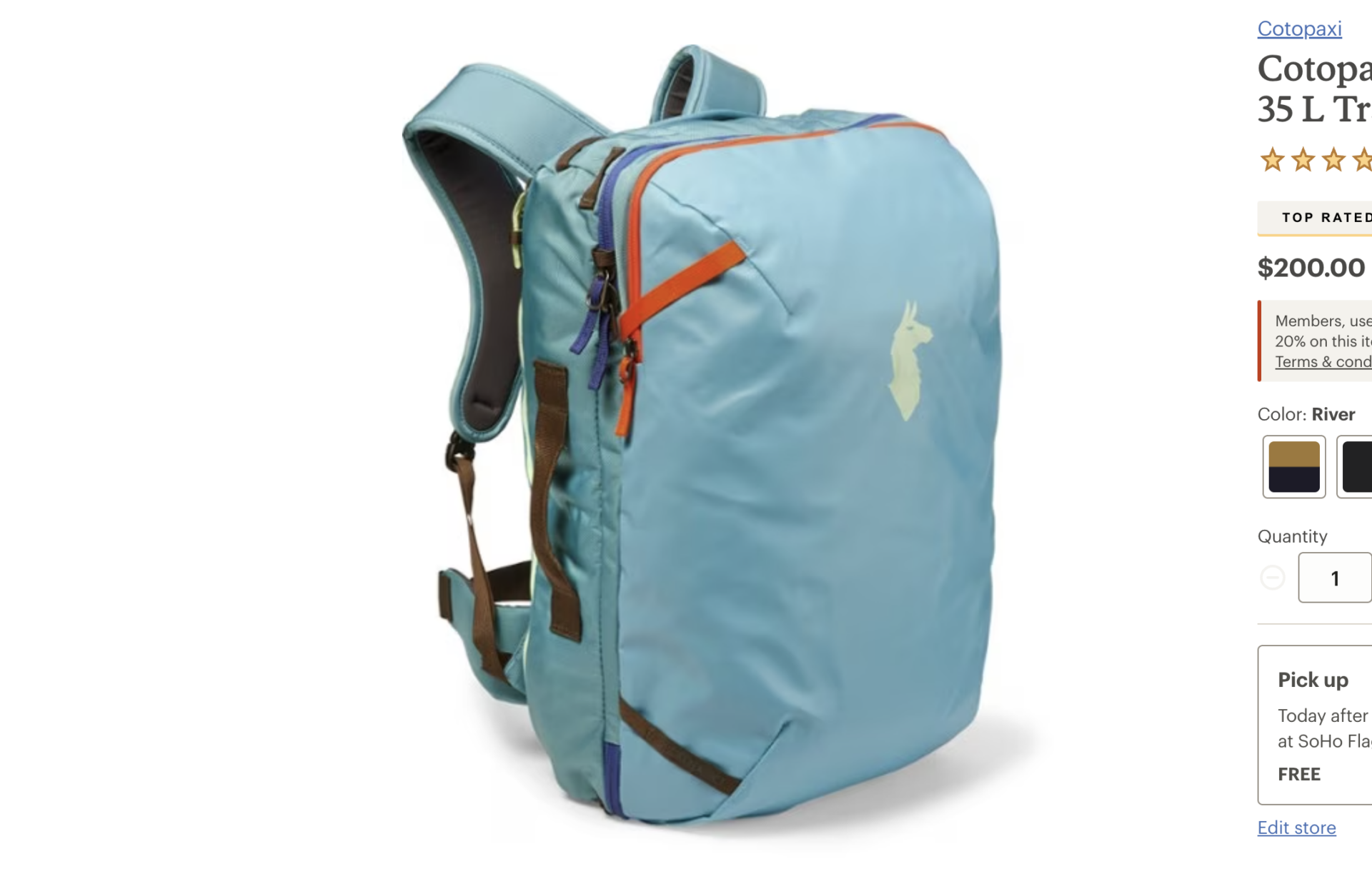 Cotopaxi Allpa 35 L Travel Pack