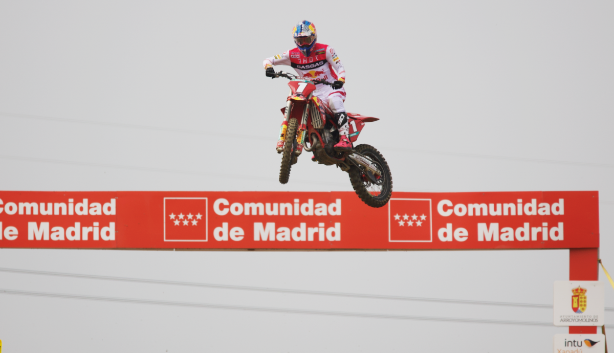 Jorge Prado ganó el MXGP de Madrid venciendo las dos mangas