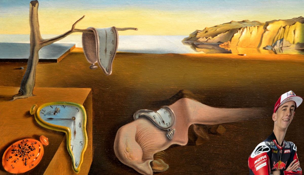 Pedro Acosta en  La persistencia de la memoria, de Salvador Dalí