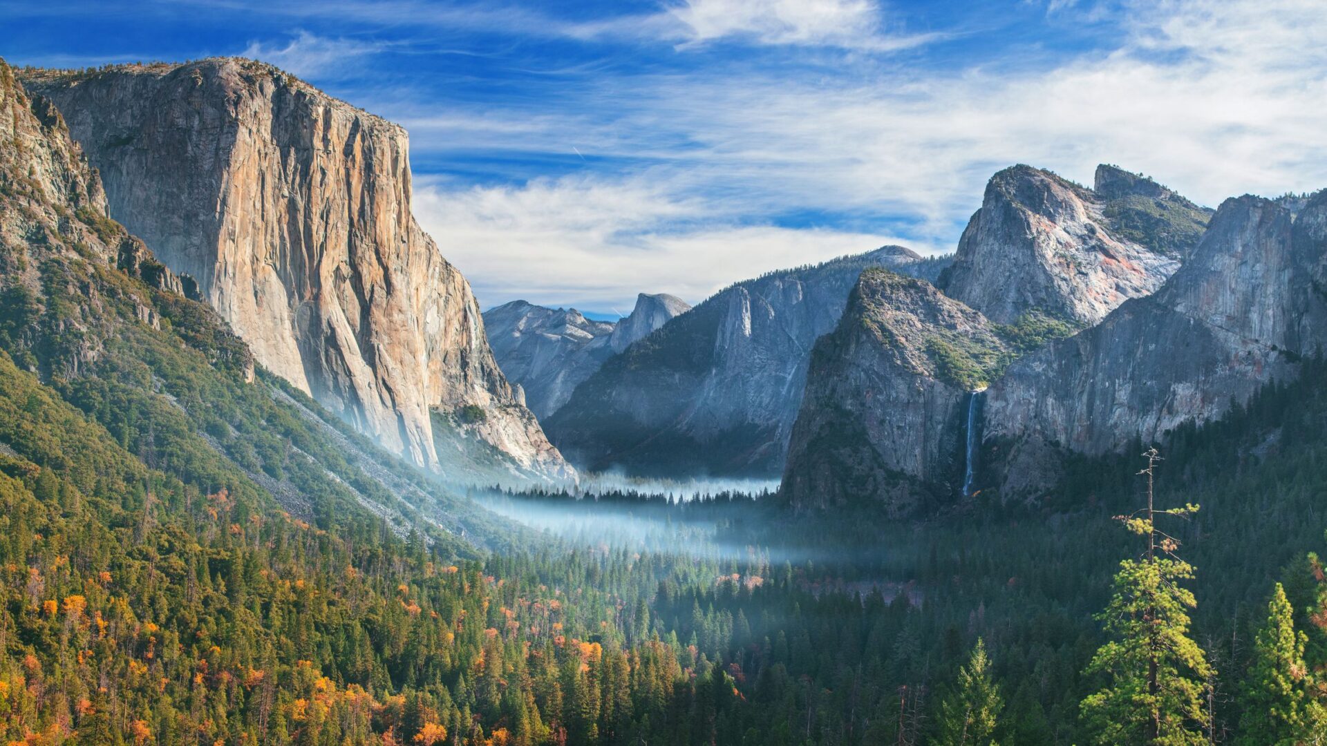 vista del túnel de yosemite