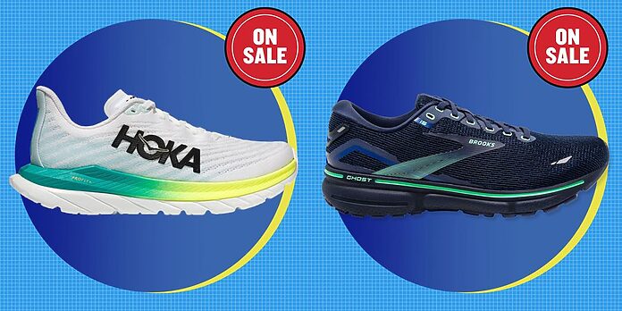 Oferta de zapatillas para correr de abril de Zappos: ahorre hasta un 44% de descuento en Brooks, Hoka y New Balance