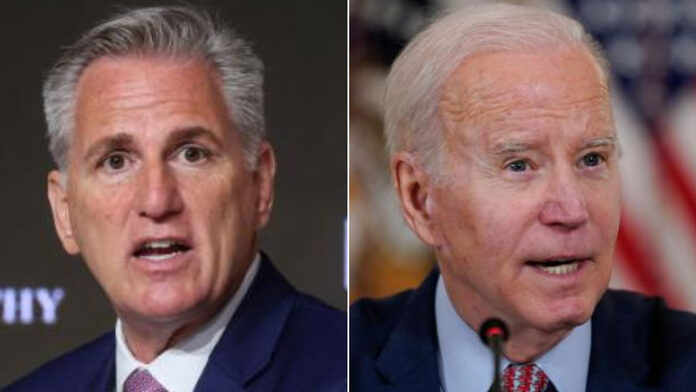 McCarthy critica a Biden en el manejo de la deuda estadounidense