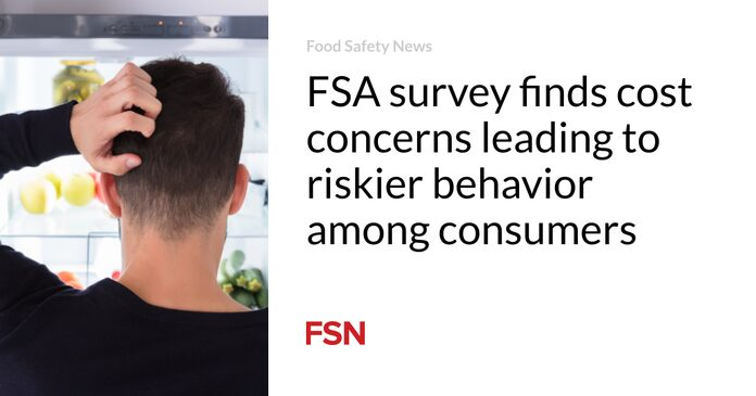 Una encuesta de la FSA encuentra que las preocupaciones sobre los costos conducen a un comportamiento más riesgoso entre los consumidores