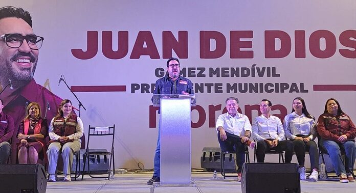 ¡Con todo el músculo! Arranca campaña Juan de Dios Gámez en la Bicentenario de Culiacán