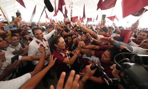 Mejor esquema de venta de maíz y café, ofrece Sheinbaum en Chiapas