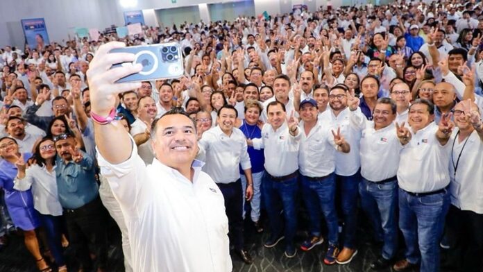 Renán Barrera, candidato a gobernador, presenta equipo ciudadano para defender el voto en Yucatán