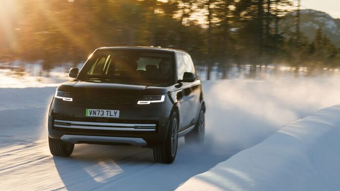 El Range Rover eléctrico ya es una realidad y estas fotos son una buena muestra de ello