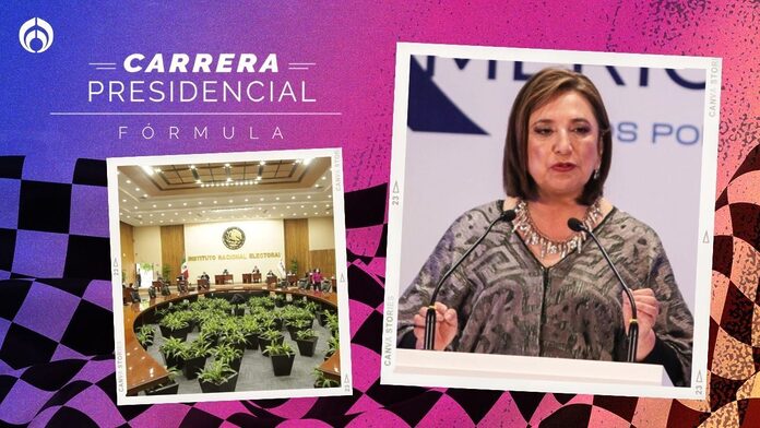 INE llama la atención a Xóchitl: le pide eliminar o bajar conferencia por usar logo del Instituto