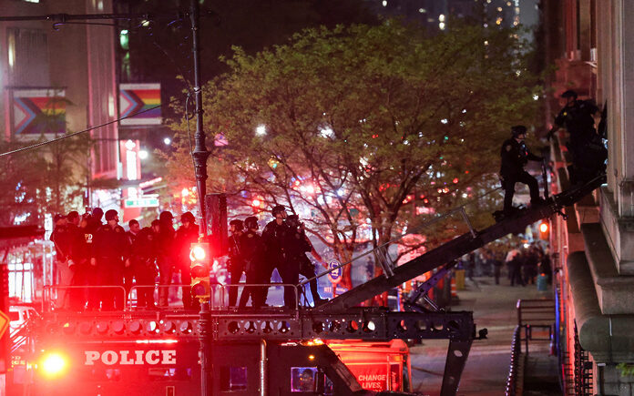 Redada masiva en Columbia contra protesta estudiantil