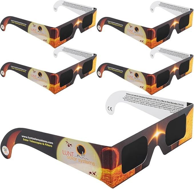 Paquete de 5 gafas Eclipse premium, aprobadas por AAS 2024