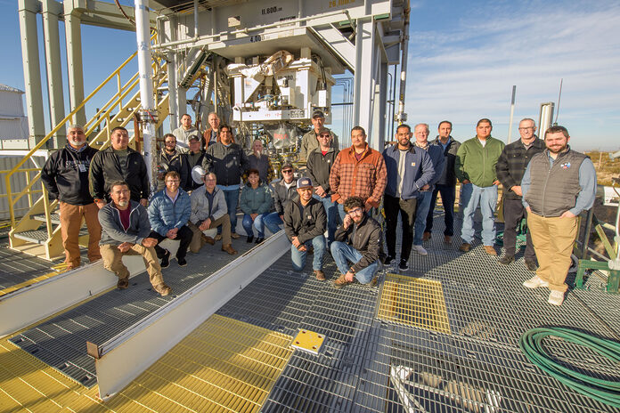 El equipo de White Sands Propulsion prueba el componente del motor Orion impreso en 3D