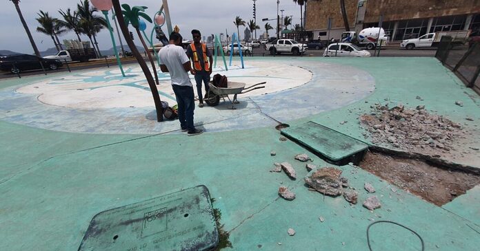 Inician rehabilitación del oasis interactivo del parque Martiniano Carvajal en Mazatlán ¿Lo conoces?