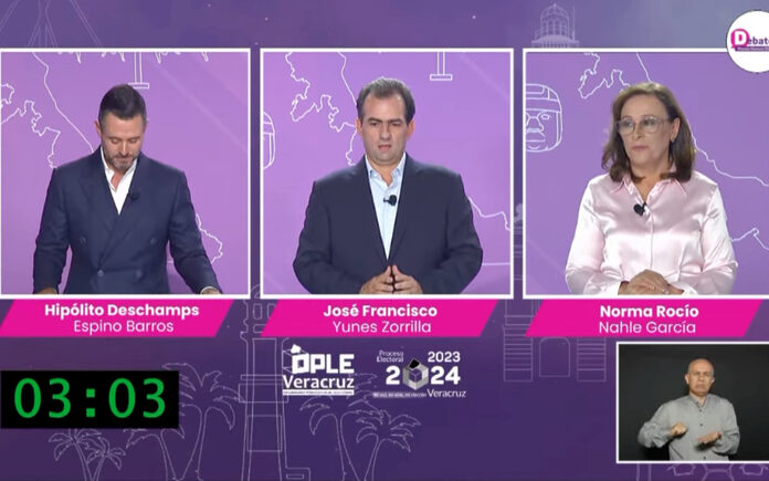 Debate Veracruz: Nahle y Yunes se acusan de corrupción, adulterio e ineficacia