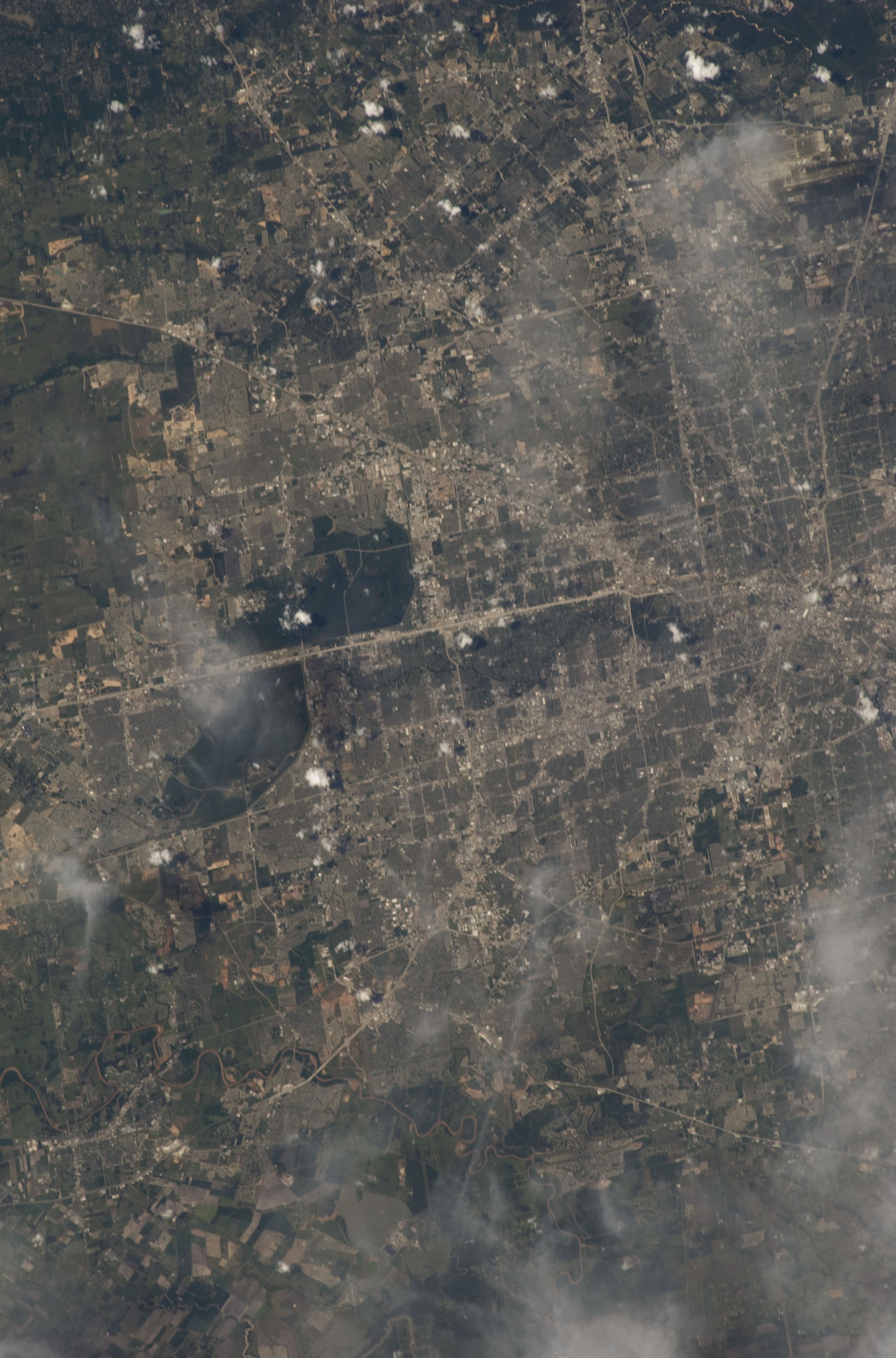 La mitad occidental del área metropolitana de Houston