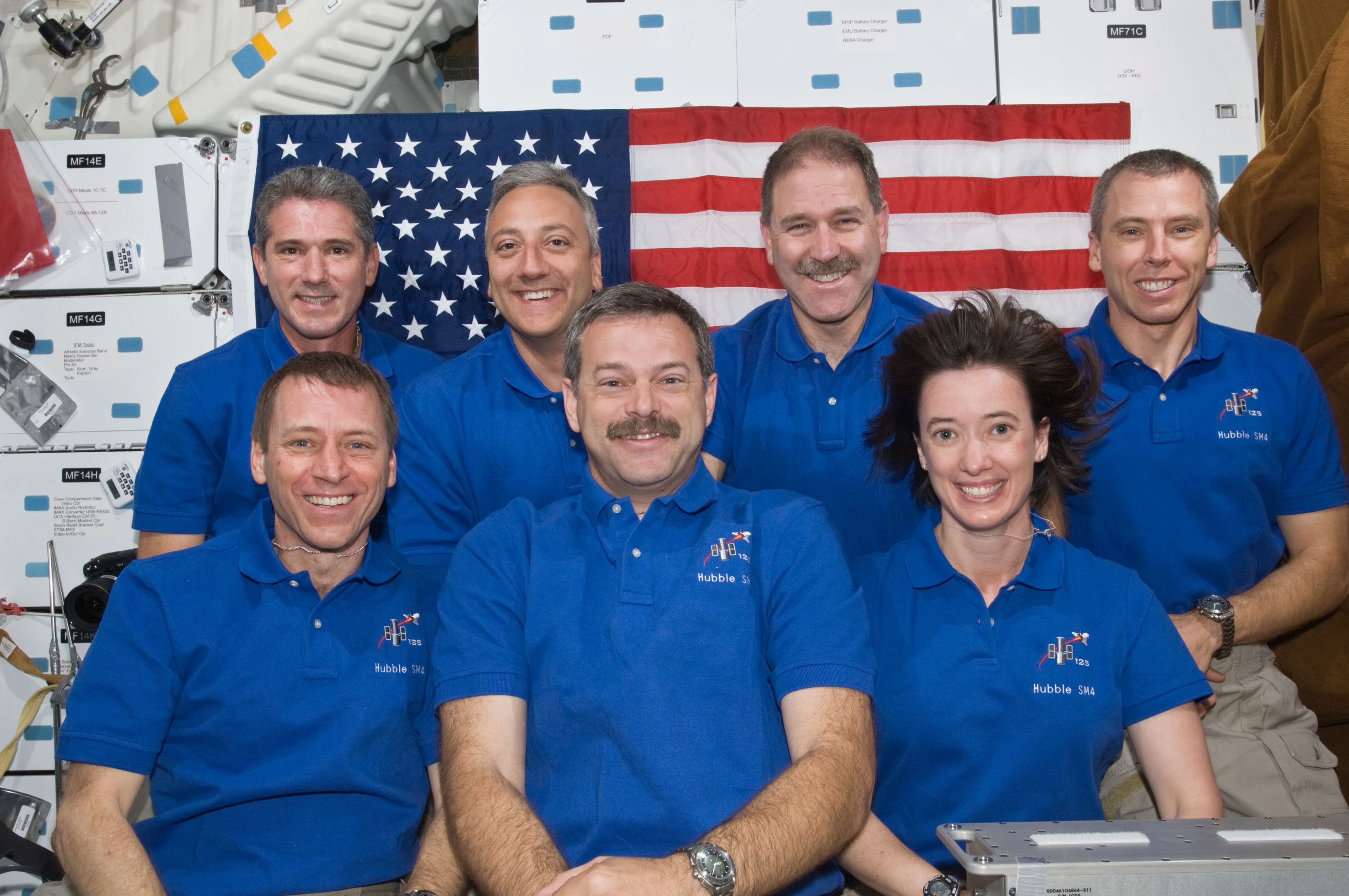 Fotografía a bordo de la tripulación STS-125