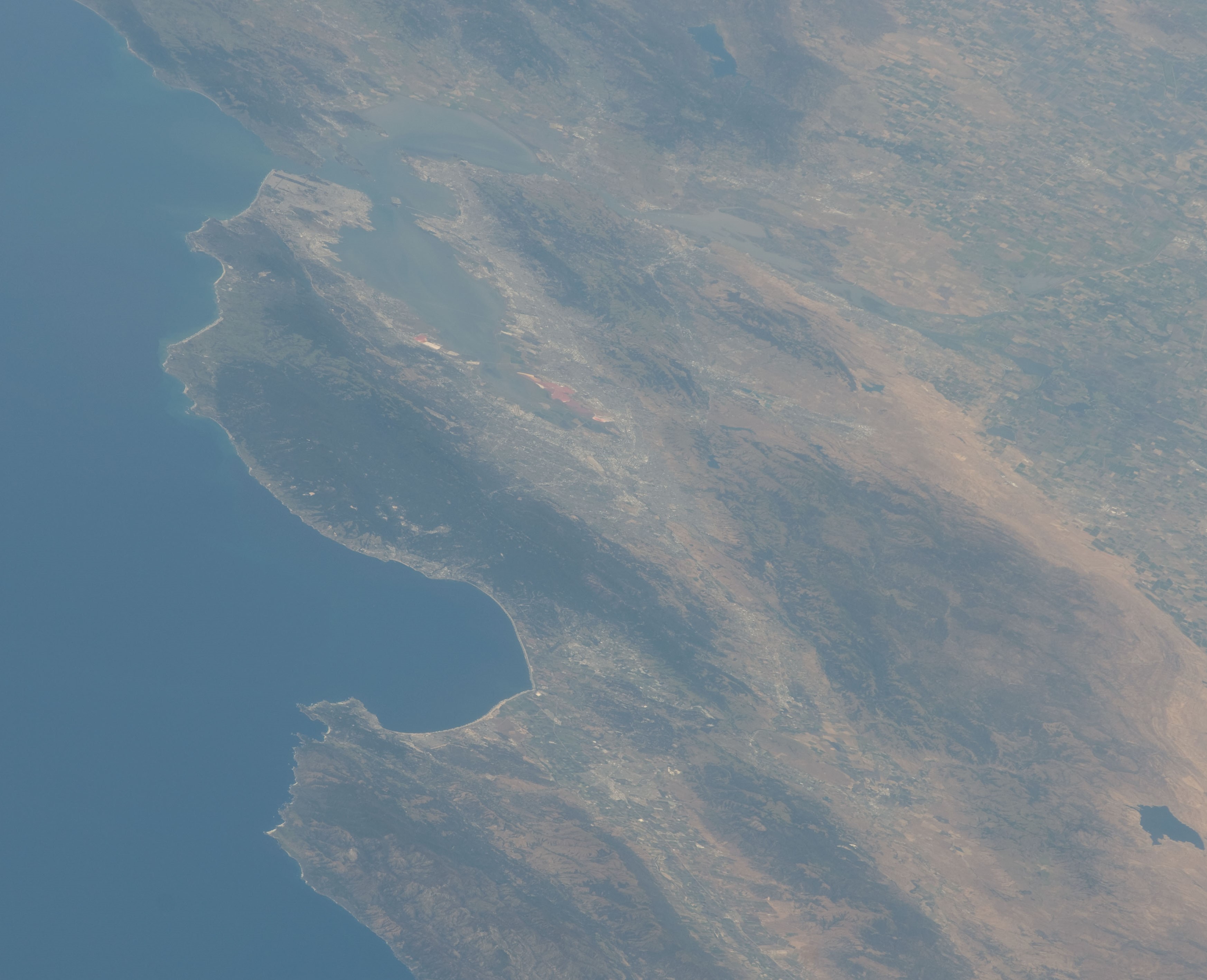 El área de San Francisco y Monterey en California
