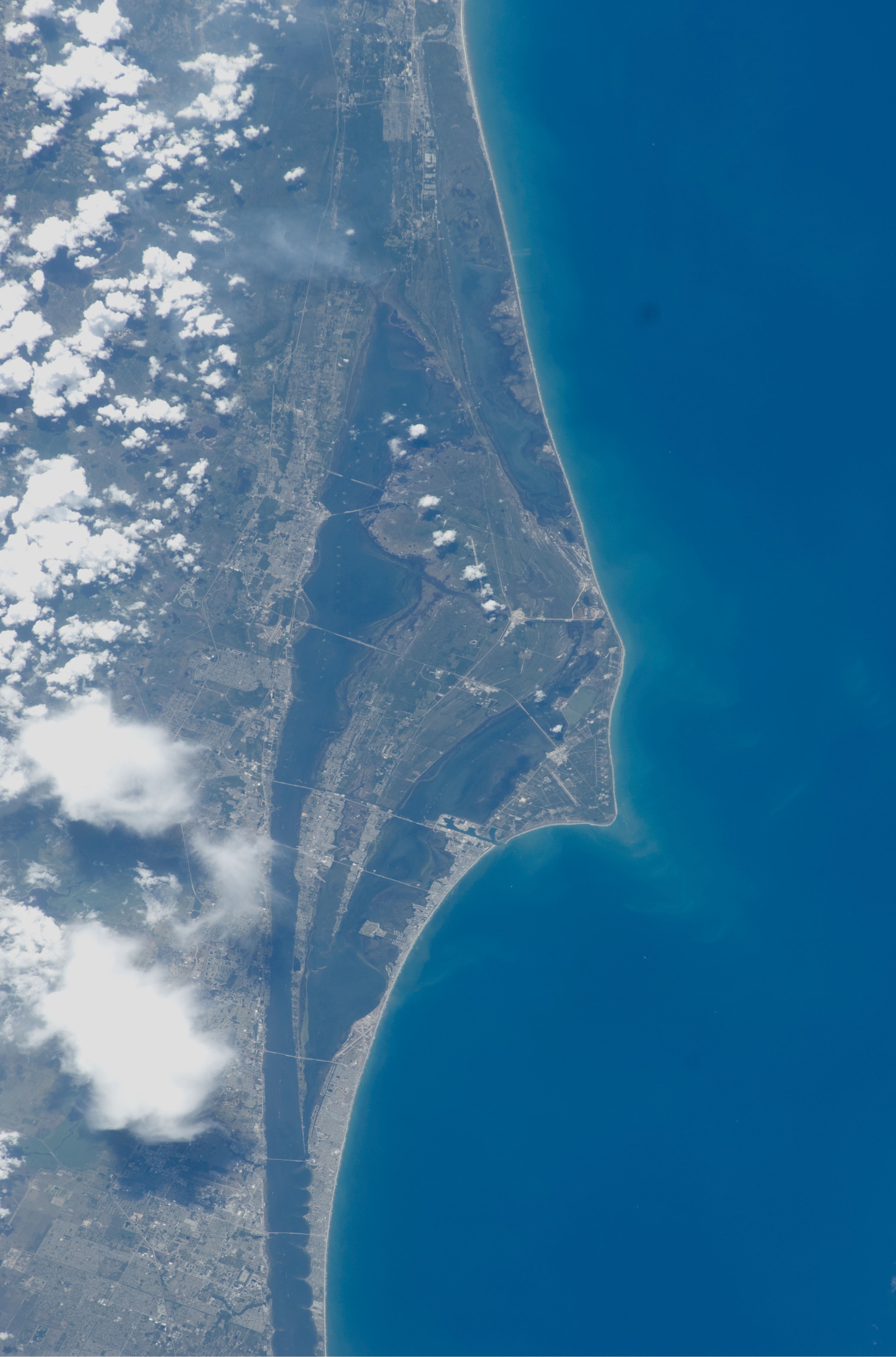 La zona de Cabo Cañaveral en Florida