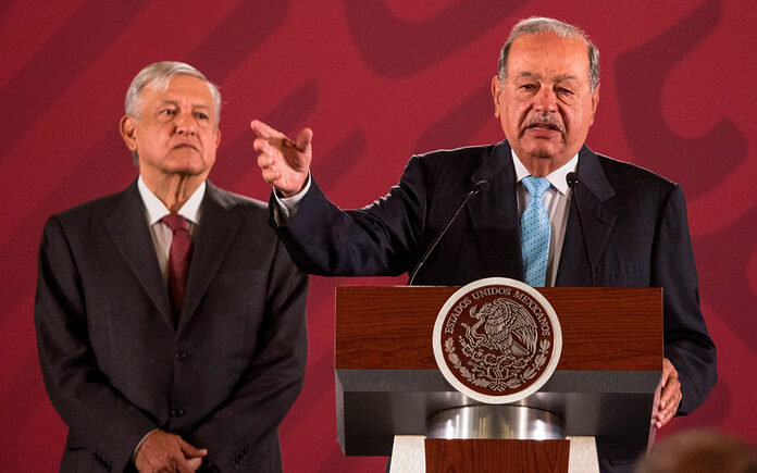 AMLO asegura que Slim seguirá colaborando con el gobierno mexicano