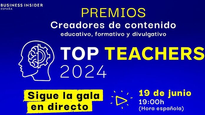Sigue en directo los Premios Top Teachers 2024 este mismo miércoles