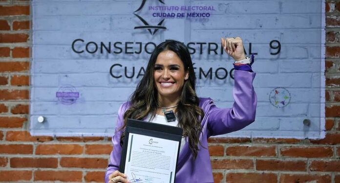 Alessandra Rojo de la Vega recibe constancia de mayoría como alcaldesa de Cuauhtémoc | El Universal