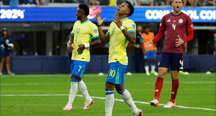 Brasil no puede con Costa Rica y terminan empatados en su presentación en la Copa América