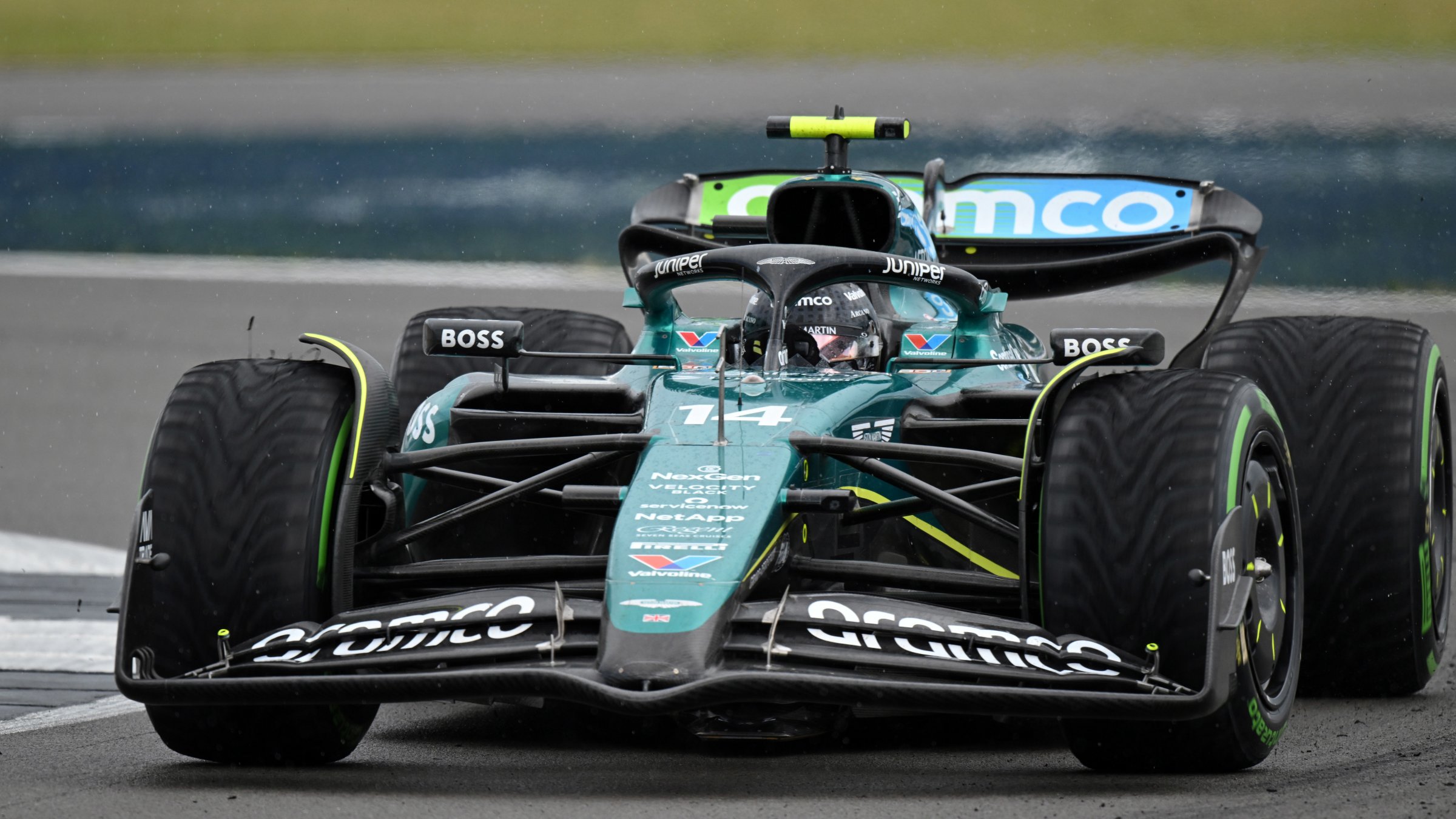 Fernando Alonso en Silverstone