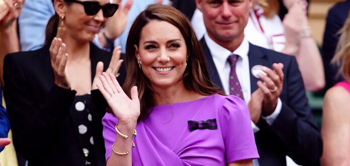 Kate Middleton, guapísima en Wimbledon: el mensaje oculto de su vestido de regreso