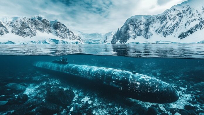 Un submarino descubre unas misteriosas estructuras de 400 metros de largo bajo la Antártida