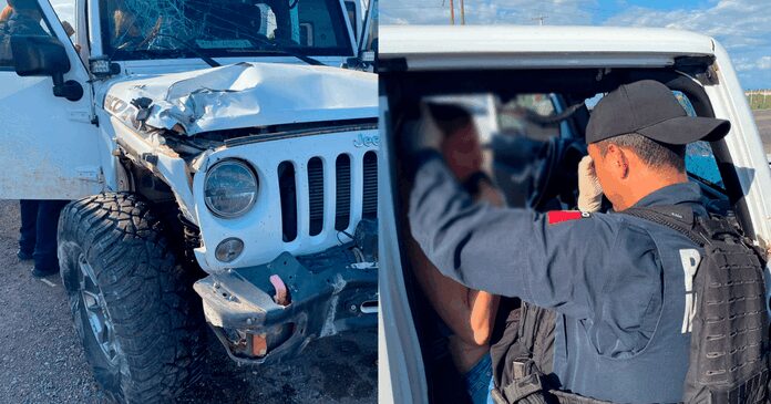 Estefani quedó lesionada tras un choque de vagoneta de lujo contra un tráiler en Guasave