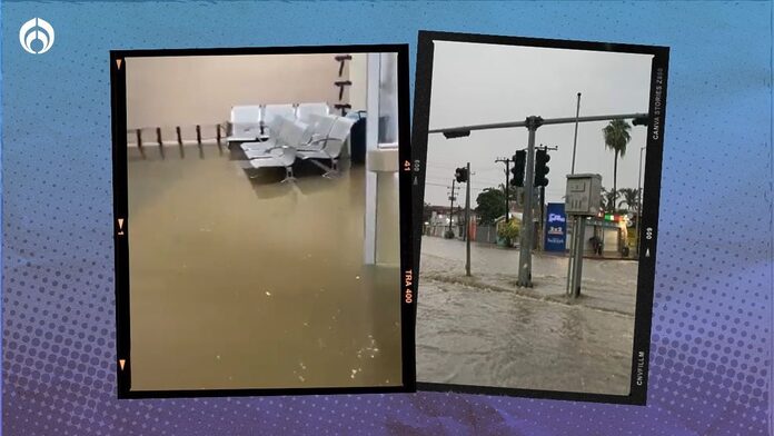 (VIDEOS) Tormenta tropical Ileana deja fuertes inundaciones en Los Cabos