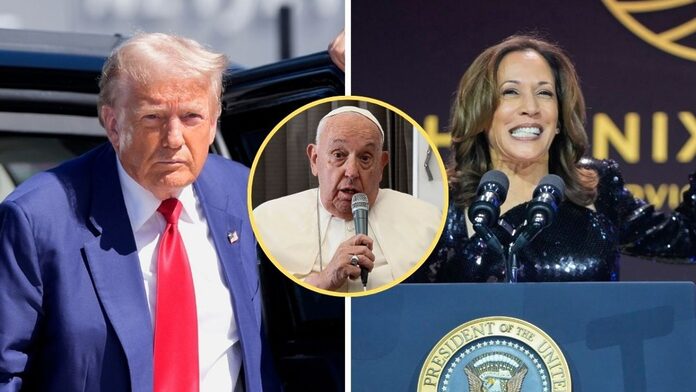 El papa Francisco compara la discriminación de Trump contra los migrantes con la postura proabortista de Harris: “ambas están contra la vida”