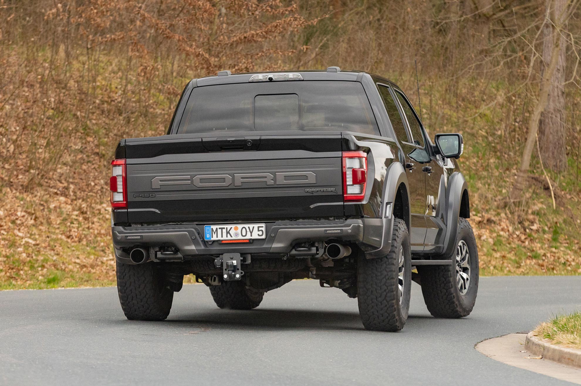 Prueba del Ford F-150 Raptor, zaga