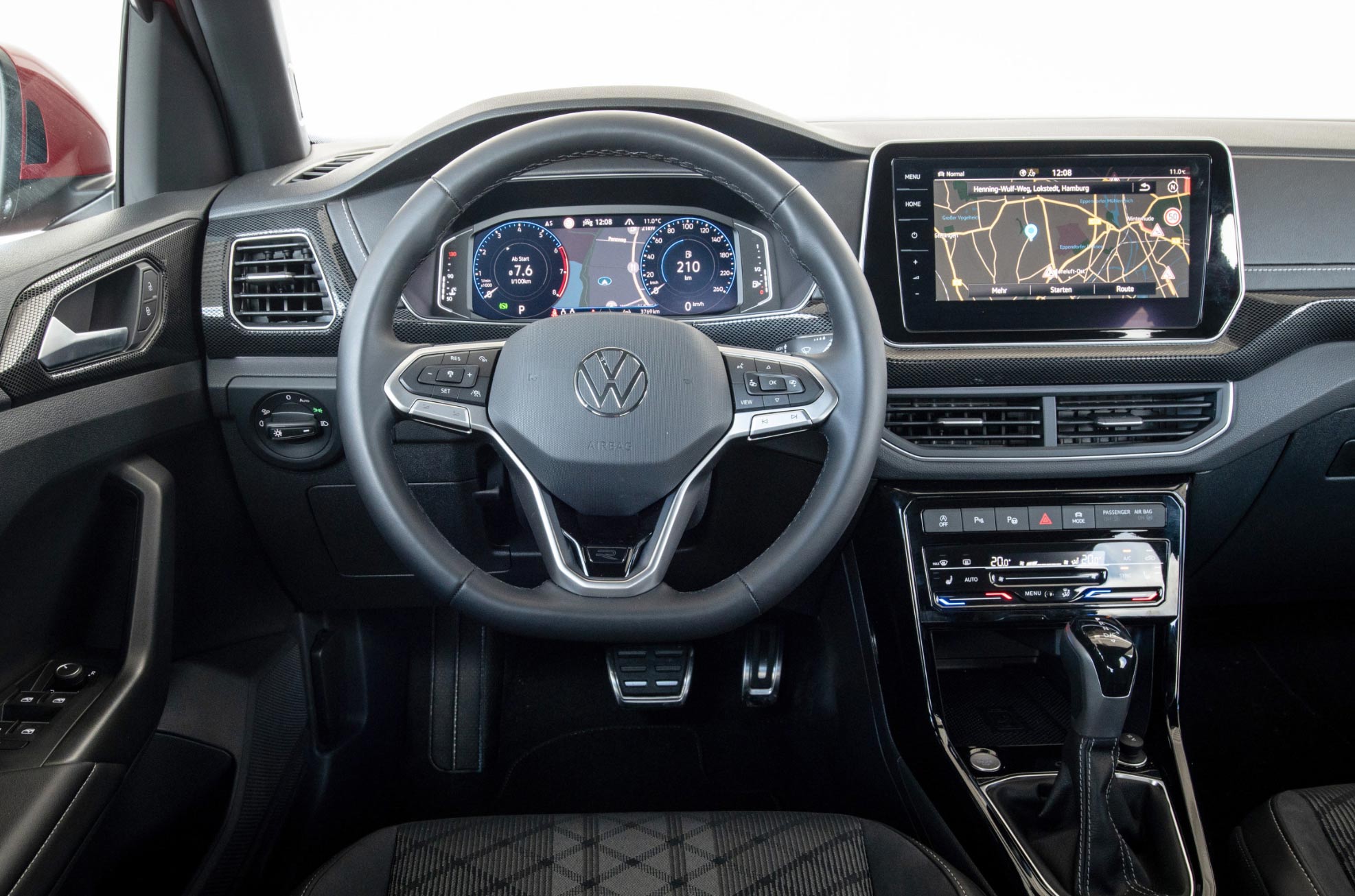 Prueba del Volkswagen T-Cross 1.5 TSI, cockpit