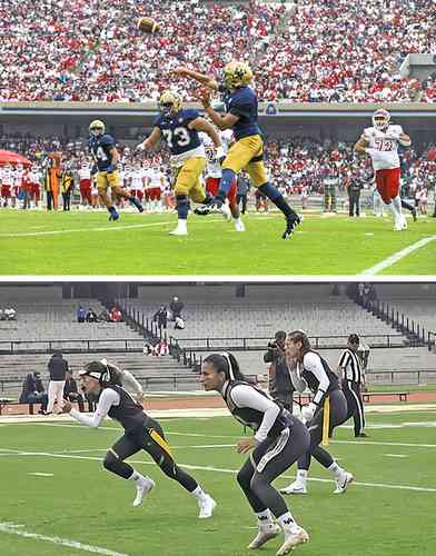 Predomina el orgullo azul y  oro en clásicos estudiantiles