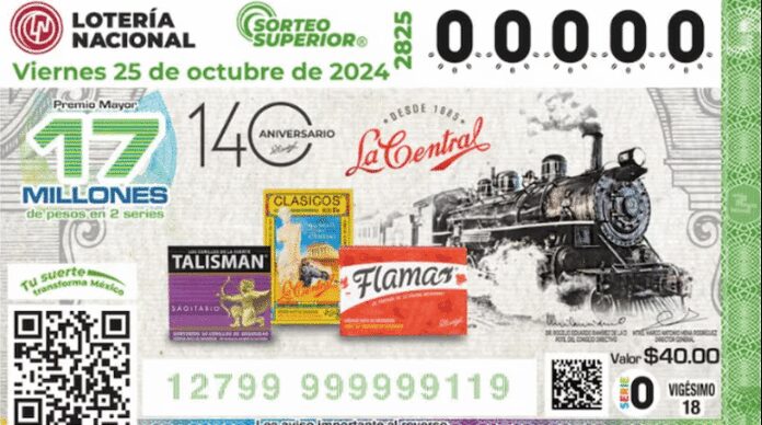 ¡Ya hay ganadores! Conoce los resultados del Sorteo Superior 2825 de la Lotería Nacional